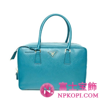 プラダ（PRADA）SAFFIANO LUX　レディースハンドバッグ　オタニオブルー　BL094F-NZV-491 